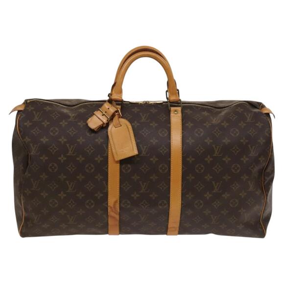 LOUIS VUITTON Monogram Keepall 55 Boston Bag M41424 - Picture 13 of 16